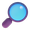magnifying glass tilted right